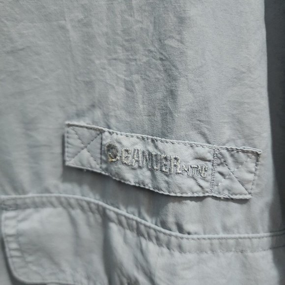 Gander Mountain Blue 2XLT Vented Button Down Fishing LS Shirt UV Sun Protection - Picture 11 of 16